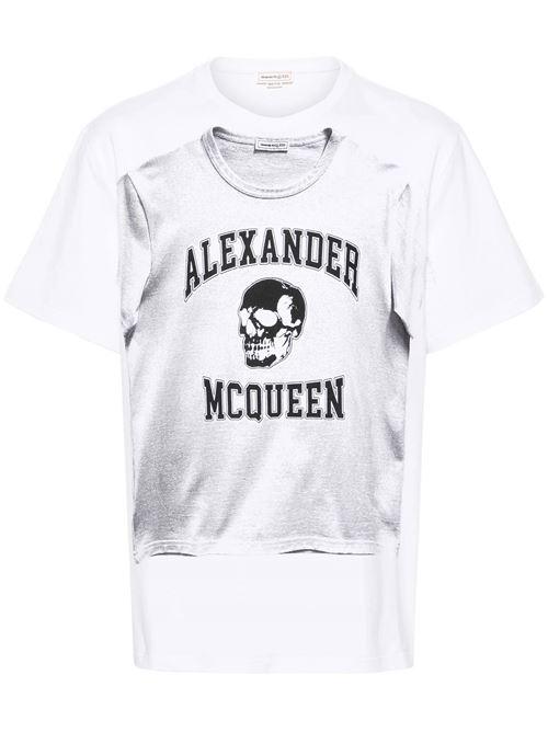 T-shirt grafica Alexander McQueen | 794604QTABP0909